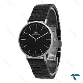 دنیل ولینگتون مردانه مشکی قاب سیلور فلزی DW-8020-G