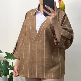 شومیز خط‌دار شانتون