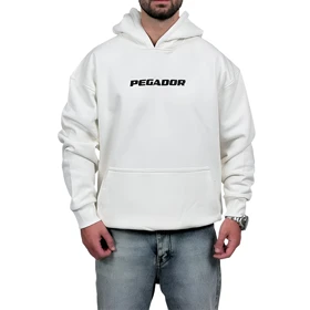 هودی پنبه سه نخ سفید مدل پگادور