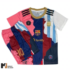 کیت فوتبالی بچه گانه منتخب مسی کد 2014745