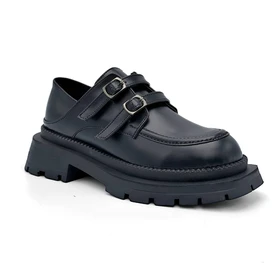کفش ونس زنانه مدل Loafer - 0216 _ Black