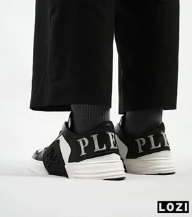 کفش اسنیکرزمشکی سفید PHILIPP PLEIN