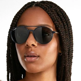 عینک آفتابی دی فرانکلین مدل D.franklin AMERICA ROUND / NAVY - BLACK