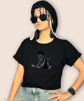 کراپ زنانه طرح تراویس اسکات کد 948