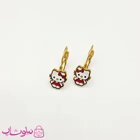 نیم ست بچگانه مدل هلوکیتی قرمز کد 1291