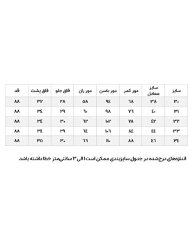شلوار مام زاپ‌دار آبی منگو