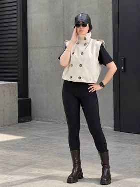 وست زنانه زارا (کرم)