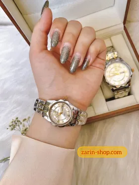 ست و تک ساعت چرخ دنده ای زنانه و مردانه بین باند