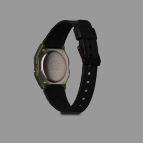 ساعت کاسیو یونیسکس مشکی سبز Casio F91-W Unisex Black Green