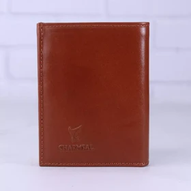 کیف پول جیبی چرم چرمسال کد 016 (عسلی)