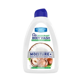 شامپو بدن کرمی رطوبت‌رسان کامان حاوی عصاره فندق مناسب انواع پوست حجم 510 میلی‌لیتر