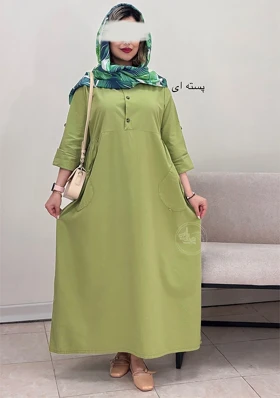 پیراهن مانتویی یاسمن