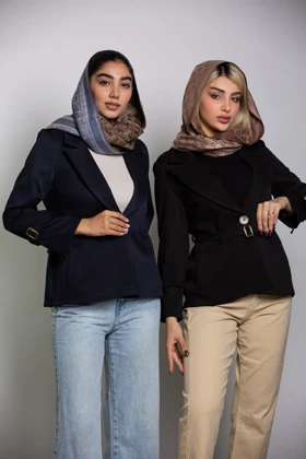 کت زنانه کاندید کمربند دار