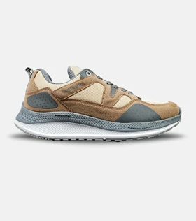 کفش کتانی طبی زنانه و مردانه قهوه ای کرم فیلی SKECHERS archfit v02