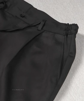 شلوار پارچه ای مام مردانه مشکی 0624