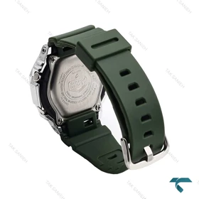 جی شاک زنانه GM-S2100 سبز قاب سیلور G-shock-6390-L
