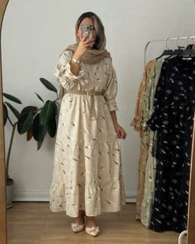 پیراهن مانتویی گلسا همراه کمربند