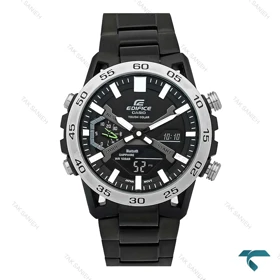 ساعت ادیفایس کاسیو ECB-2000 مردانه مشکی نقره ای Casio-7776-G