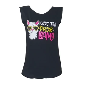 تاپ زنانه ویسکوز نگین‌دار طرح خرگوش