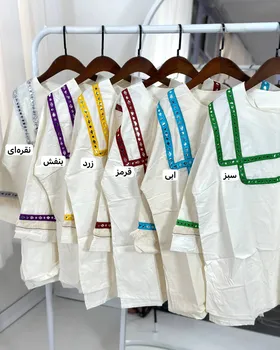 شومیز جلو بسته آیینه کاری
