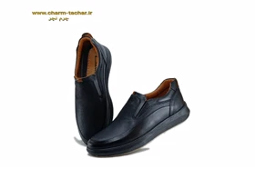کفش طبی مردانه بدون بند کلارک جدید چرم طبیعیSi103