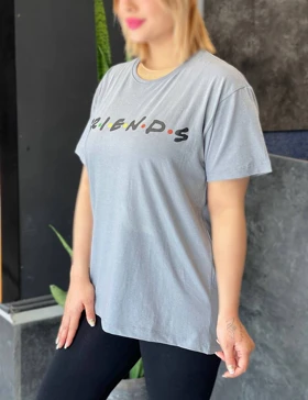 تیشرت لانگ FRIENDS کد : 1012000
