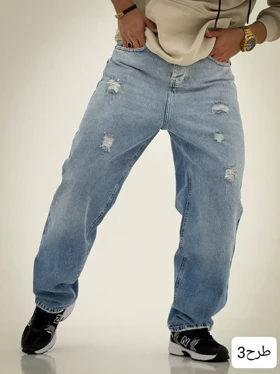 شلوار مردانه جین بگ_کد4027
