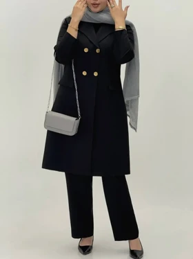 3583-مانتو شلوار اداری فیونا