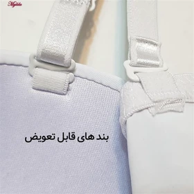 سوتین فنردار زنانه مدل بند متحرک رنگ آبی روشن لتیسیا کد 5267-9822