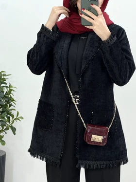 مانتو مجلسی سنگدوزی امینه