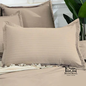 روبالشی بیسیک هتلی راه راه بسته دو عددی