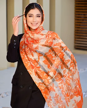 شال ابریشم میله ای ولنتینو 20622