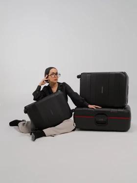 مجموعه 3 عددی چمدان رزمری مدل Rose Merry RL-201-3z_Black