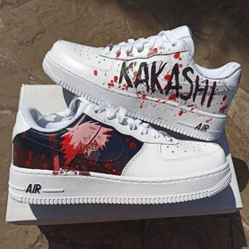 کفش اسپرت کاستوم کتانی با طرح نایک KAKASHI ایرفورس nike air force کد 66830