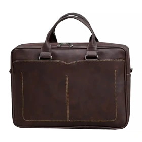 کیف چرمی اداری مدل MISCELLANEOUS - MT004 (قهوه ای)