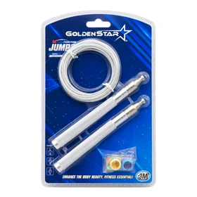 طناب ورزشی کراس فیت گلدن استار مدل GS-0808 (طوسی)