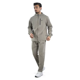 ست سویشرت و شلوار گرمکن اسپرت نایک مدل 17008 خاکی