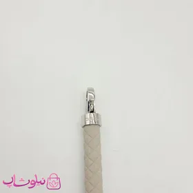 دستبند امگا رابر طوسی روشن با قفل نقره ای کیفیت مستر