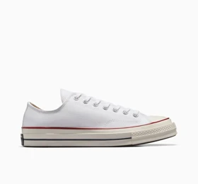 کفش اسپرت مدل کتانی ال استار اصل ساق کوتاه سفید اصل مدل 1970 converse all star کد 191397