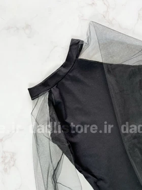 بادی مجلسی نخ پنبه یقه بسته آستین گیپور