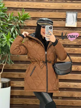 کاپشن لوزی دوزی کمرگت