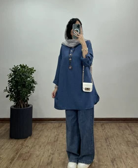 مانتو جلو بسته شانتون لیانا کد 3119