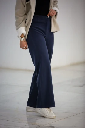 شلوار زنانه کشمیر کمر سر خود