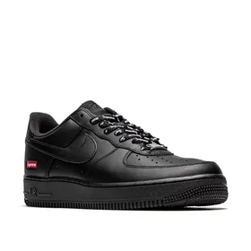 کتانی نایک ایرفورس 1 بدون ساق سوپریم مشکی Nike Air Force Low Black Superme