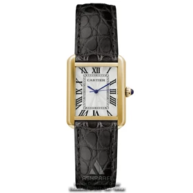 ساعت کارتیه بند چرمی Cartier Tank Solo GKW1