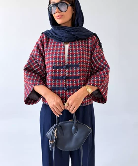 پالتو زنانه آستین لاله آستردار کد WE032
