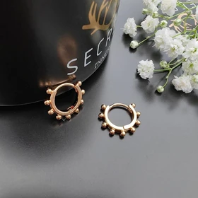 گوشواره حلقه‌ای طرح مدرن ژوپینگ کد 148