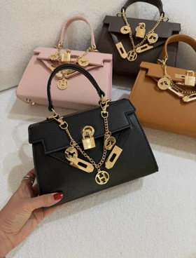 کیف برند هرمس کد 3140 (مشکی)