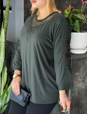 بلوز گلدوزی باران کد : B007