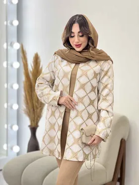 پالتو جلو باز مغزی دوزی